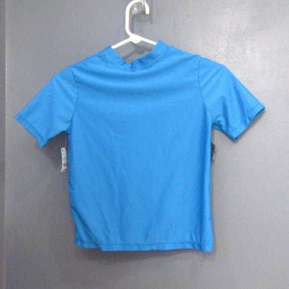 🐳HP🐳 NEW Oshkosh UPF 50 Blue Shark Swim Shirt 8 - Picture 3 of 6